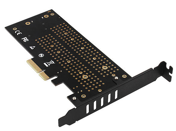 Radič Axagon PCEM2-DC - M.2 NVMe M-key + SATA B-key slot