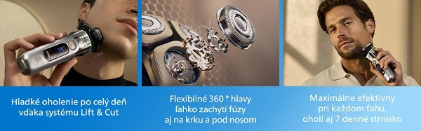 Holiaci strojček Philips i9000 Prestige Ultra XP9404/46 chróm