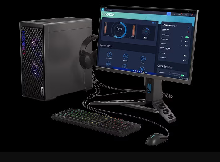 Herný počítač Lenovo Legion T5 30IAS10 + Game Pass predplatné na 3 mesiace čierny