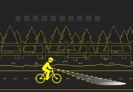 Cyklistický radar Garmin Varia RTL515, spätný radar so zadným svetlom