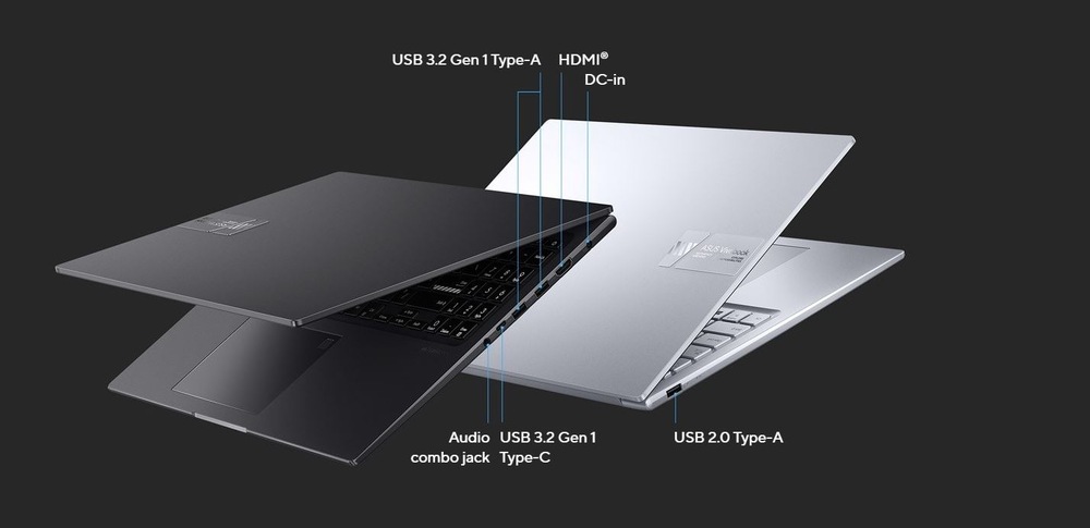 Notebook Asus Vivobook 16X čierny Asus Vivobook 16X OLED (K3604VA-MB161W)