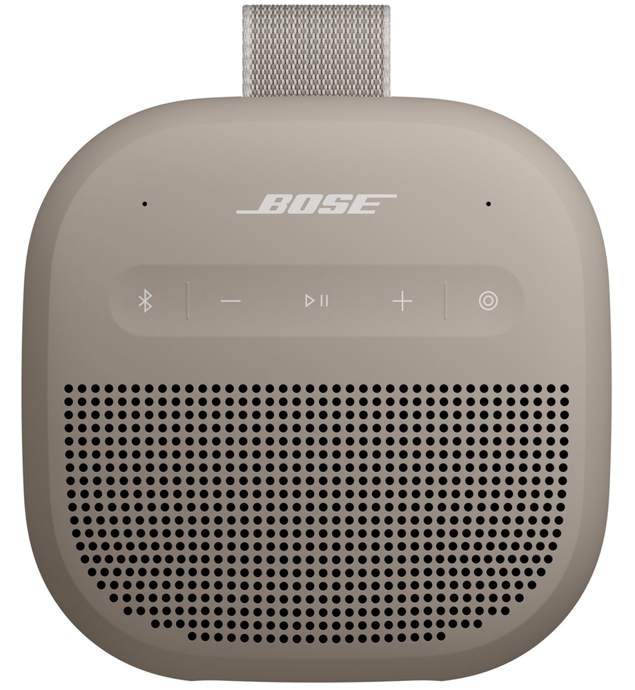 Prenosný reproduktor Bose Soundlink Micro 2nd Gen hnedý Prenosný reproduktor Bose SoundLink Micro 2nd Gen z čelnej strany