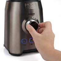 Stolný mixér Black+Decker BXJB1200E čierny/nerez