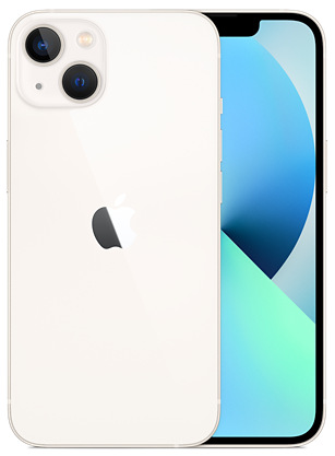 Mobilný telefón Apple iPhone 13 128GB biely