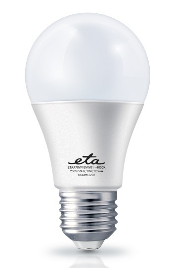 LED žiarovka ETA EKO LEDka klasik 18W, E27, neutrálna biela