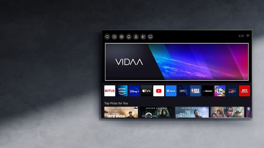 Televízor Hisense 55A7KQ Televízor Hisense EFY55A7KQ,vidaa operačný systém