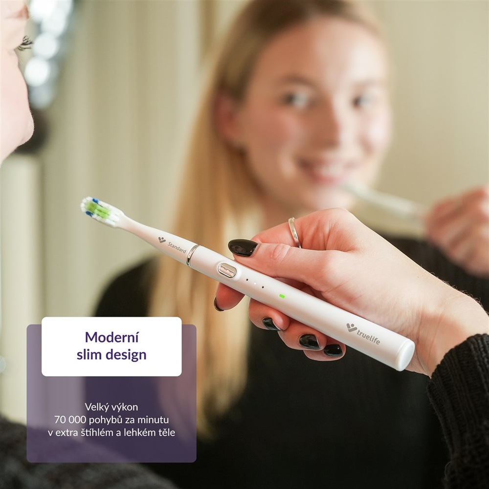 Zubná kefka TrueLife SonicBrush Slim20 White biela Zubná kefka TrueLife SonicBrush Slim20 White biela