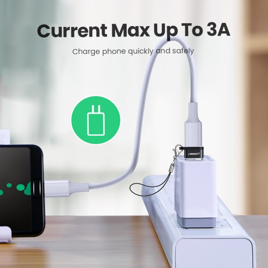 Redukcia UGREEN USB-C/USB 2.0 čierna Redukcia UGREEN USB-C/USB 2.0 - čierna