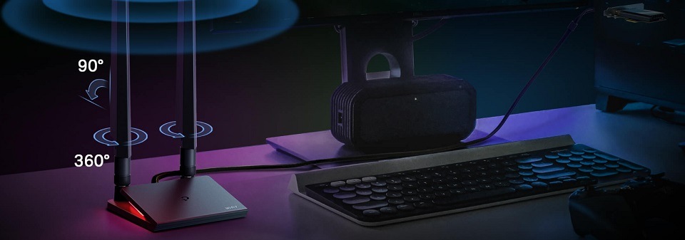 Sieťová karta TP-Link Archer TBE550E, BE9300 Wi-Fi 7 Bluetooth PCIe čierna Sieťová karta TP-Link Archer TBE550E, BE9300 Wi-Fi 7 Bluetooth PCIe čierna
