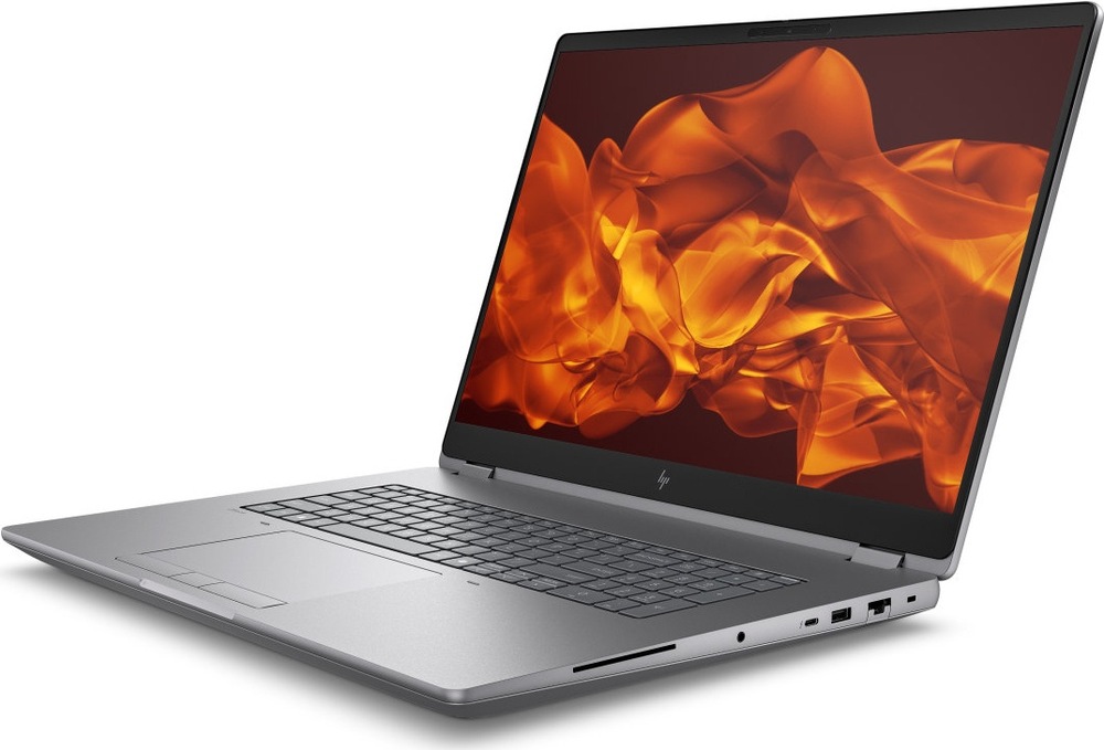 Notebook HP ZBook Fury G1i 16” sivý Pohľad šikmo zo strany na laptop ZBook Fury G1i s odnímateľnými komponentmi