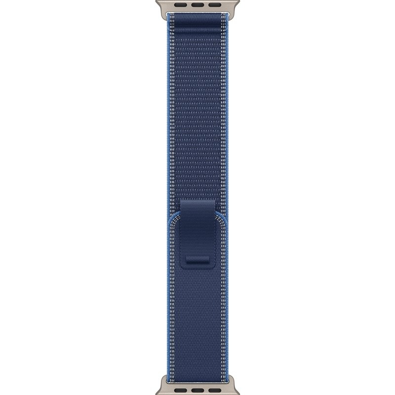 Remienok Apple 49mm modrý/jasne modrý trailový ťah – M/L – prírodný titán Remienok Apple 49mm modrý/jasne modrý trailový ťah – M/L – prírodný titán