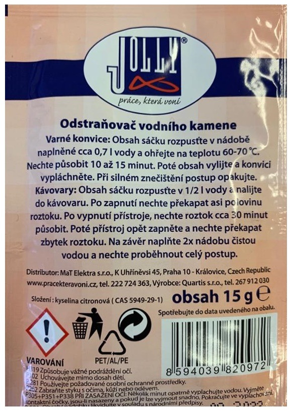 Čistiaci prípravok Jolly OVK 1