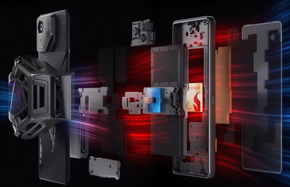 Mobilný telefón Asus ROG Phone 8 5G 12 GB / 256 GB sivý