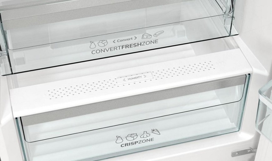 Chladnička s mrazničkou Gorenje Advanced NRK620DA2W4 biela Beznámrazová chladnička Gorenje NRK620DA2XL4, nerezová, zásuvka FreshZone