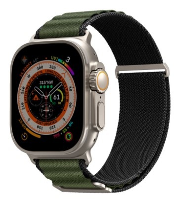 Remienok Skinarma Kobu na Apple Watch 49/45/44/42 mm zelený