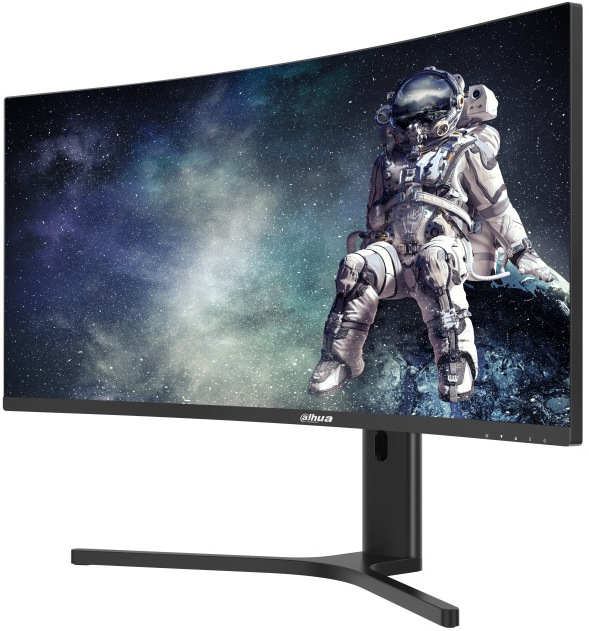 Pohľad na monitor Dahua LM34-E330CA z ľavého rohu
