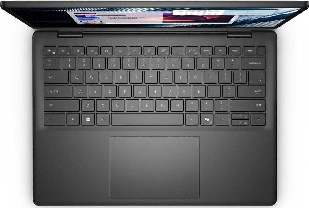 Notebook Dell Pro 14 Essential PV14255 čierny Pohľad na klávesnicu notebooku Dell Pro 14 Essential PV14250