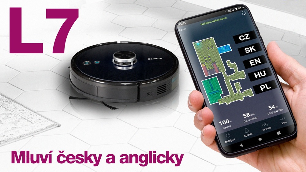 Robotický vysávač Salente RTX-L7