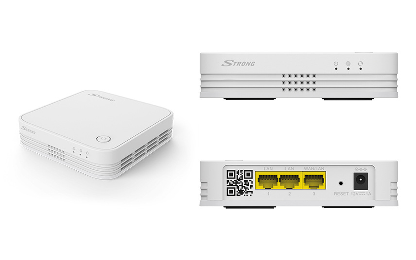 Prístupový bod (AP) Strong ATRIA Wi-Fi Mesh Home Kit 1200 - sada biely Prístupový bod (AP) Strong ATRIA Wi-Fi Mesh Home Kit 1200 - sada biely