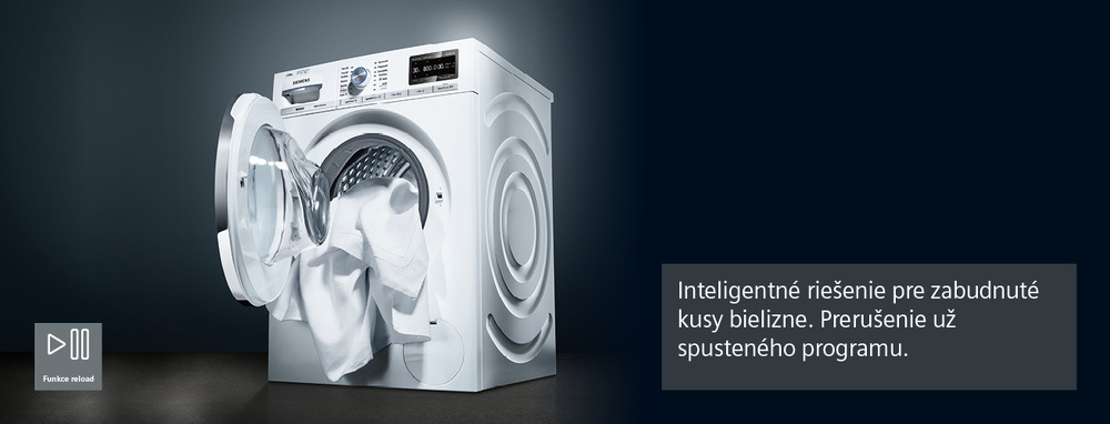 Vstavaná práčka Siemens iQ700 WI14W542EU biela