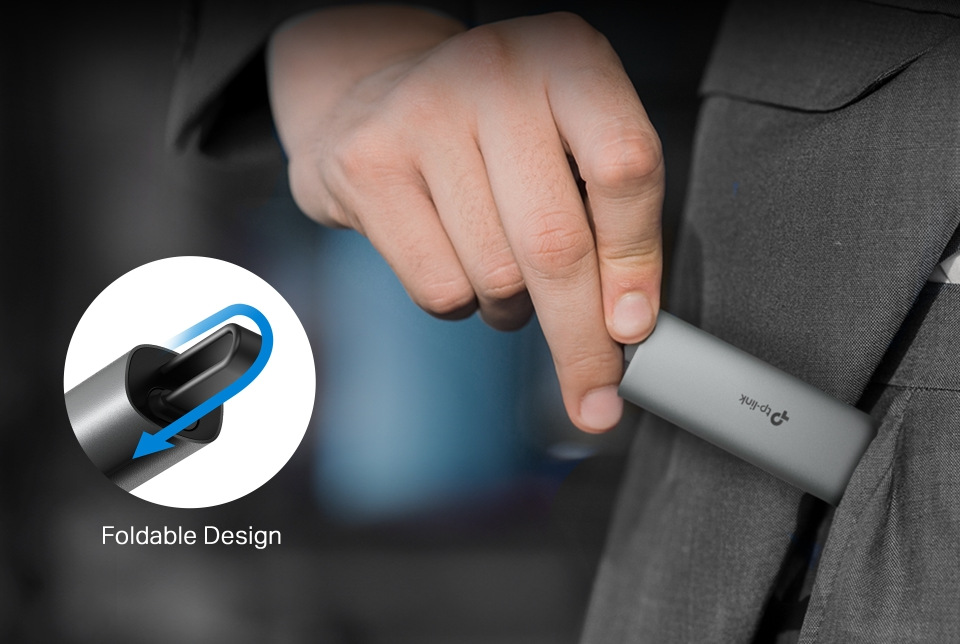 TP-Link UE310C je nádherne kompaktný a váži len 22 g