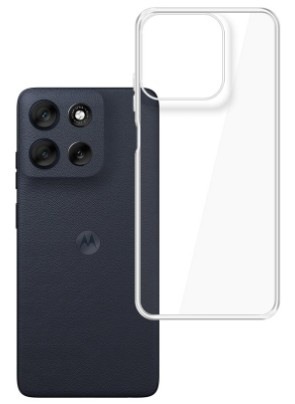 Kryt na mobil 3mk Armor Case na Motorola Moto G56 - priehľadný