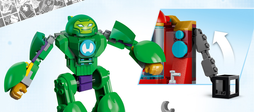 Stavebnica LEGO® Marvel Iron Man a jeho super priatelia 11211 Loki vs. tím Iron Mana Veľké začiatočnícke kocky, farebný návod a 204 dielikov uľahčujú deťom od štyroch rokov stavania aj následné hranie.