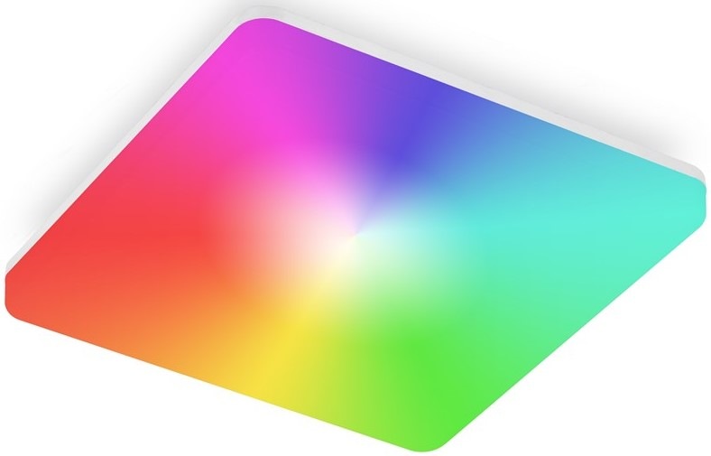 Stropné svietidlo iGET HOME LS4, 24 W, 2400 lm, RGB + CCT, 33 cm - biele