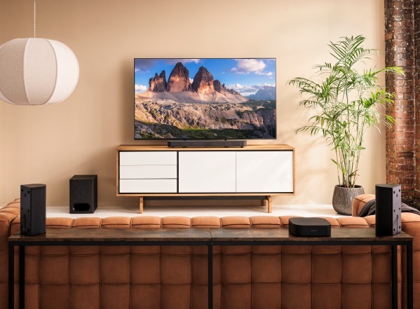 Soundbar Sony Bravia Theatre System 6 čierny Soundbar Sony HT-S60, zadné repro