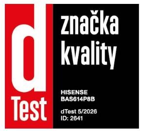 ikona ocenenia dTest pre rúru Hisense