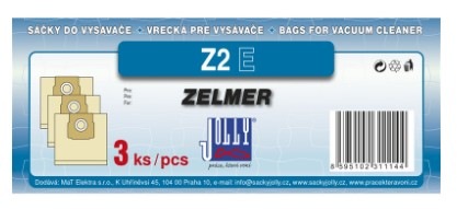 Vrecká pre vysávače Jolly Z 2 E (3 ks)