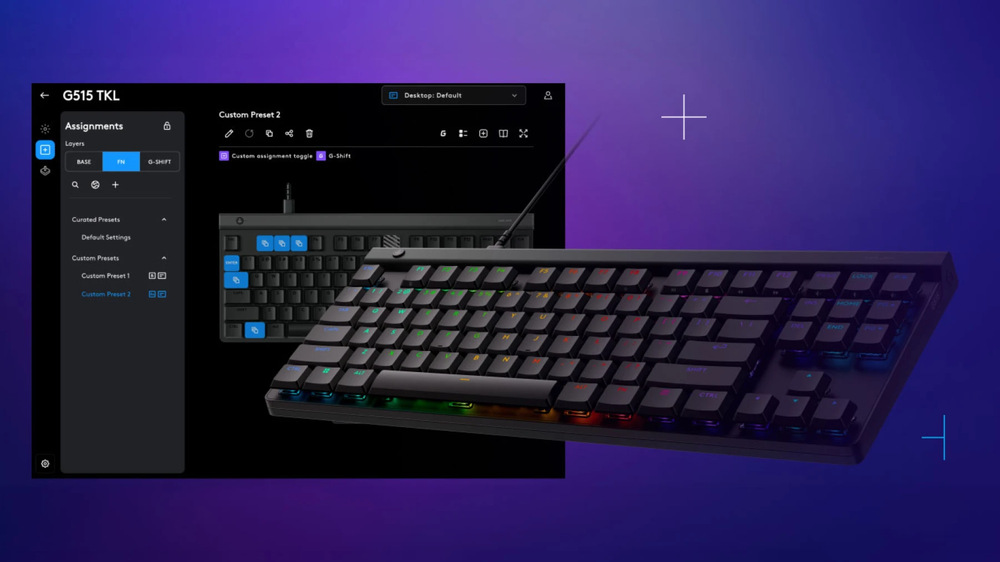 Klávesnica Logitech G515 TKL, CZ/SK layout čierna Klávesnica Logitech G515 TKL, CZ/SK layout čierna