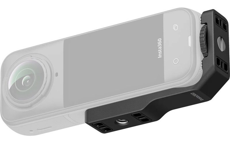 Vertikálne-horizontálny držiak Insta360 pre kamery X5 a X4, čierna farba
