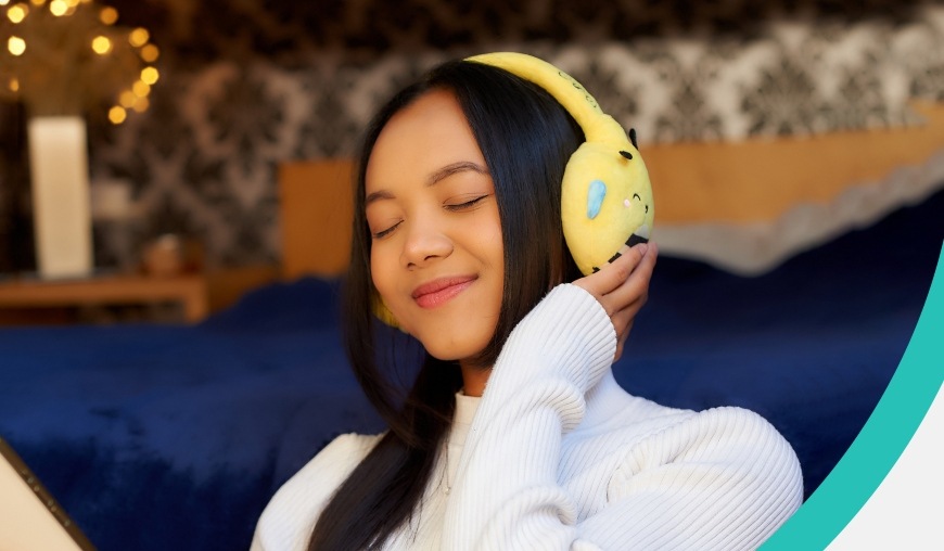 Slúchadlá Lazerbuilt Squishmallows Plush Bluetooth - Sunny žltá Lazerbuilt Squishmallows Plush Bluetooth Sunny, žltá