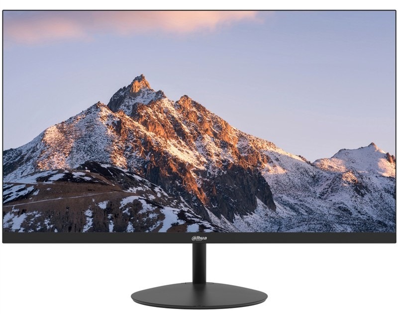 Monitor Dahua LM22-A210Y čierny Zapnutý monitor Dahua LM22-A210Y 21,45" spredu