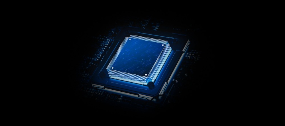 Televízor Samsung QE48S85H Televízia Samsung QE48S85H procesor čipu detail