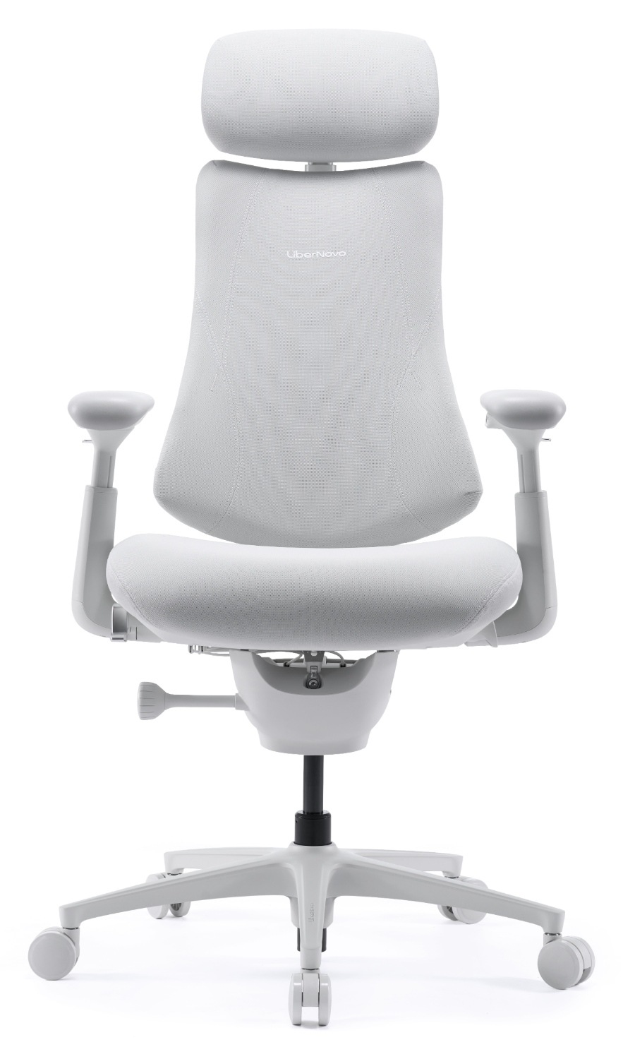 Ergonomická stolička LiberNovo Omni Pro Glacier, 48cm - svetlo šedá