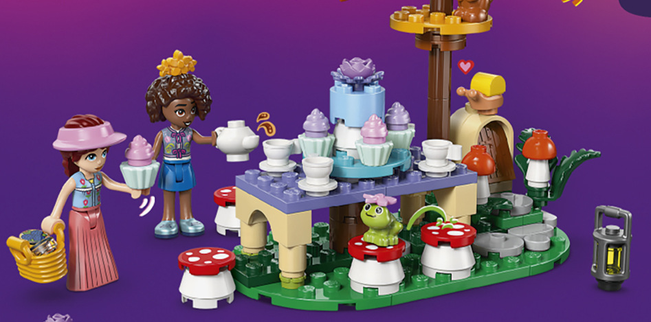 Zo 116 dielikov vznikne drobná lesná scéna, ktorej stavbu uľahčí 3D návod v aplikácii LEGO Builder.