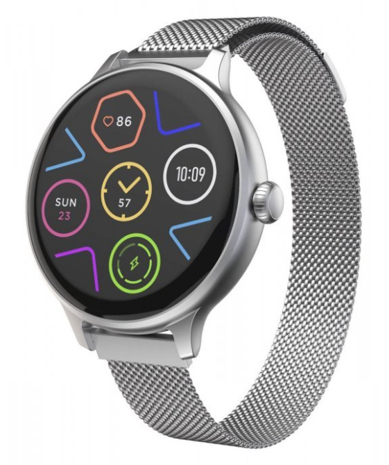 Inteligentné hodinky Carneo Hero mini HR+ strieborné