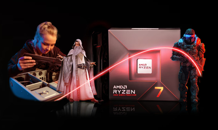 AMD 7500X3D má integrovanú grafickú kartu AMD Radeon