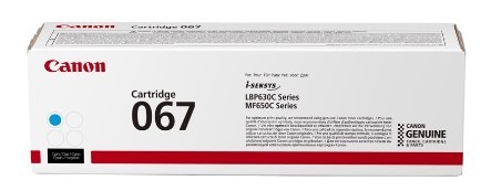 Toner Canon 067 C, 1250 strán azúrová farba
