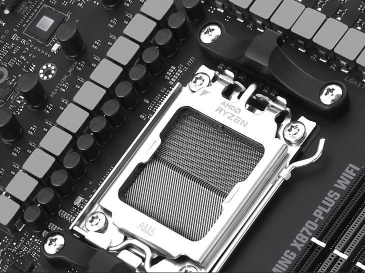 Základná doska Asus TUF Gaming X870-PLUS WIFI AMD AM5, ATX je pripravená na výkonné procesory AMD Ryzen