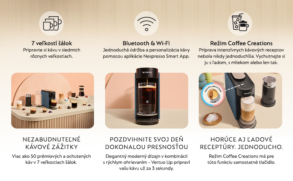 Kapsulový kávovar Krups Nespresso Vertuo UP XN9408F0 Black čierny