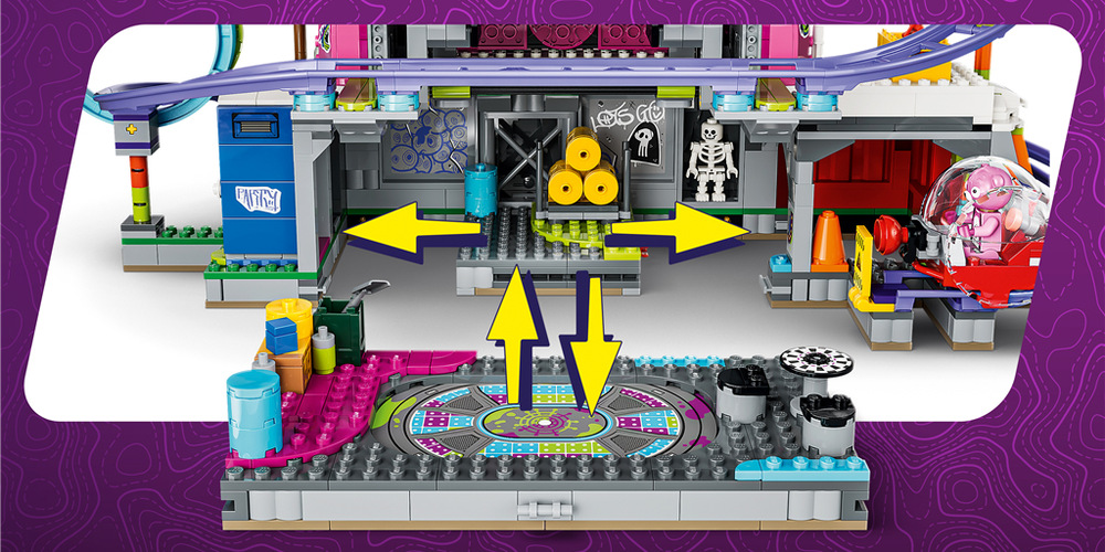 Stavebnica LEGO® Fortnite® 77082 Rave Cave Pohyblivé prvky a skryté prekvapenia premenia model na akčné herné dobrodružstvo.