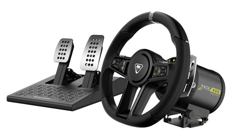 Súprava volantu a pedálov Turtle Beach VelocityOne Race KD3 Direct Drive
