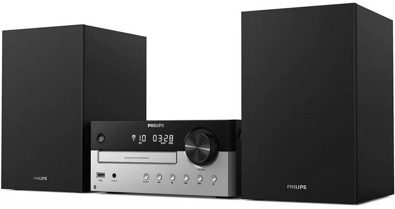 Mikro HiFi systém Philips TAM4205 čierny/strieborný