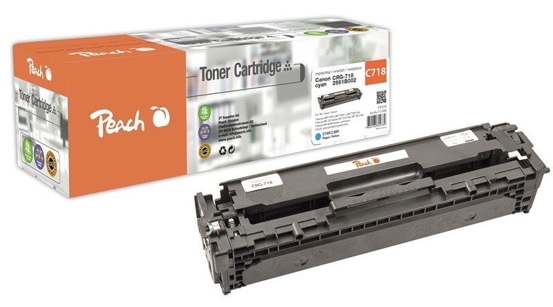 Toner Peach pre tlačiarne Canon, azúrová farba