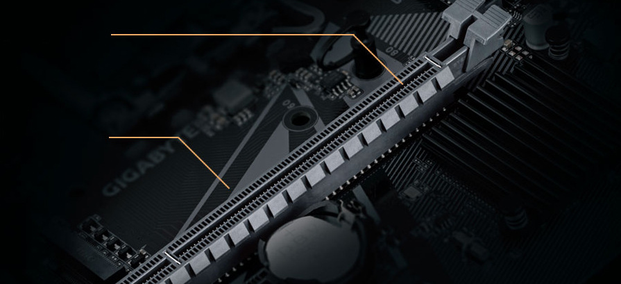 Základná doska GIGABYTE H610M S2H V3 DDR4 S podporou PCIe 4.0 doska podporuje moderné grafické karty pre rýchlejšiu odozvu a lepšiu priepustnosť