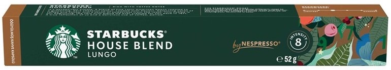 Kapsuly Starbucks House Blend by NESPRESSO v počte 10 ks s jemnými orieškovými a kakaovými tónmi