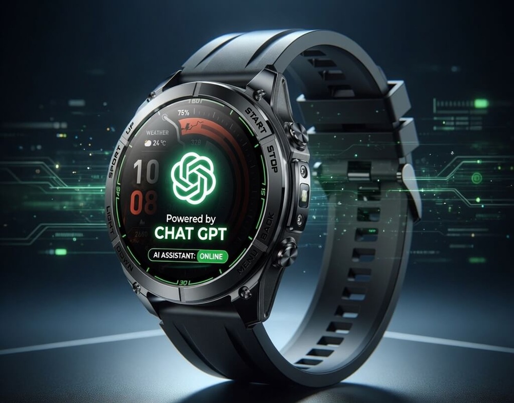 Inteligentné hodinky Carneo GTR Atlas HR+ čierne/titánová farba Chytré hodinky Carneo GTR Atlas HR+ s funkciou Carneo AI Chat